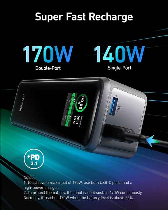 Anker Prime 27650mAh Power Bank