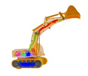 Mechanical Gear Excavator Toy – Lights & Music