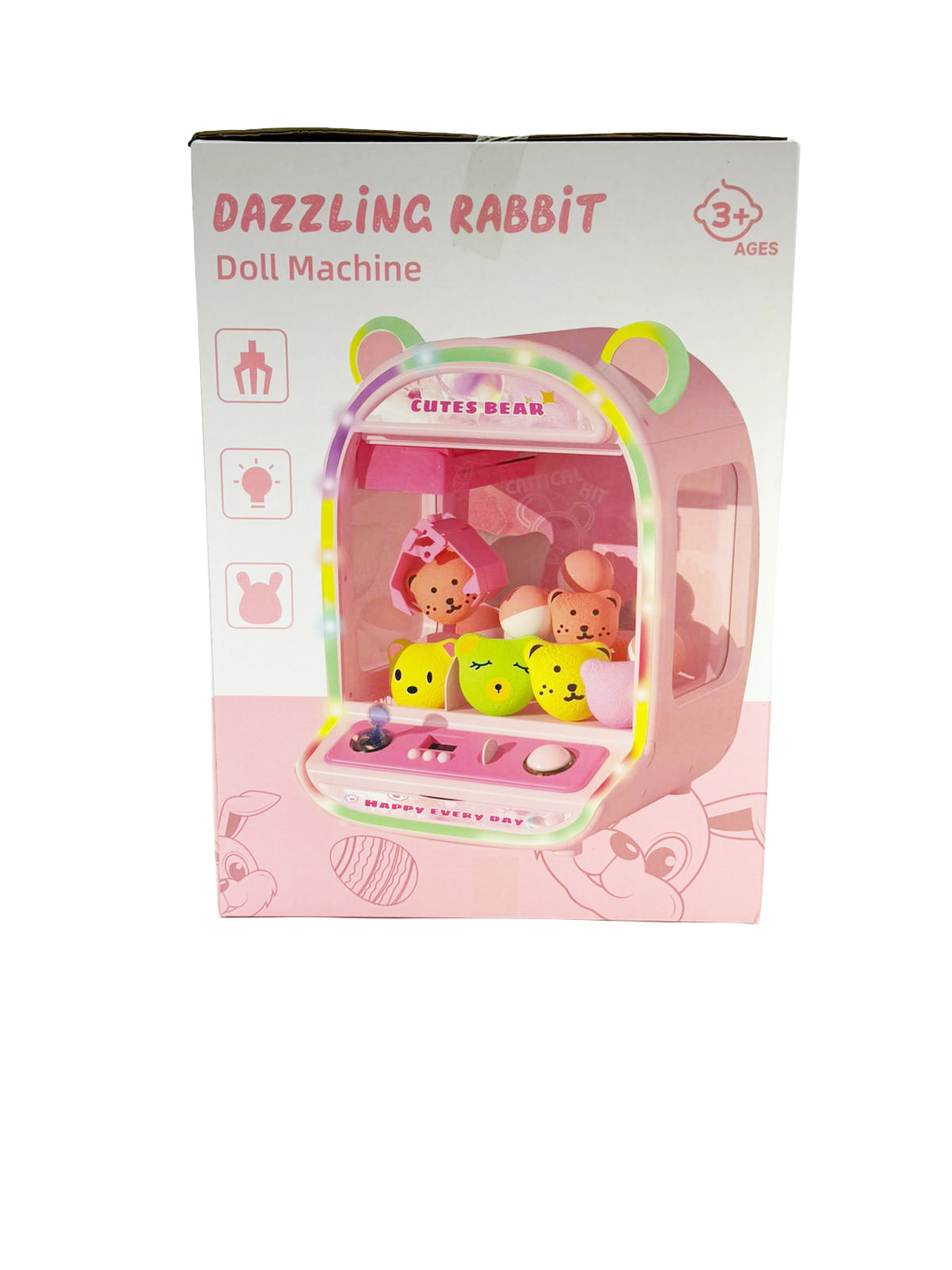 Dazzling Rabbit Doll Claw Machine