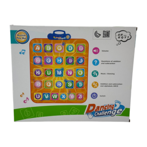 Dancing Challenge Musical Play Mat – Interactive Alphabet & Learning Dance Mat (Ages 3+)