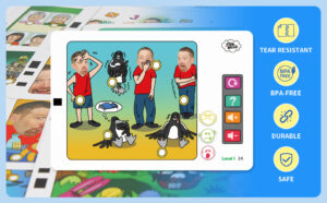 Steve & Maggie Play & Learn Pad – Interactive Touch Learning Tablet for Kids