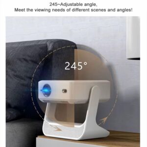 Smart Touch-Screen Projector with Adjustable Stand