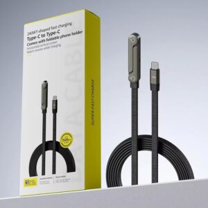 240W Invisible Stand Fast Charging Cable (2-in-1 USB-C)